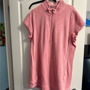 Pink Half-Zip Tommy Bahamas dress